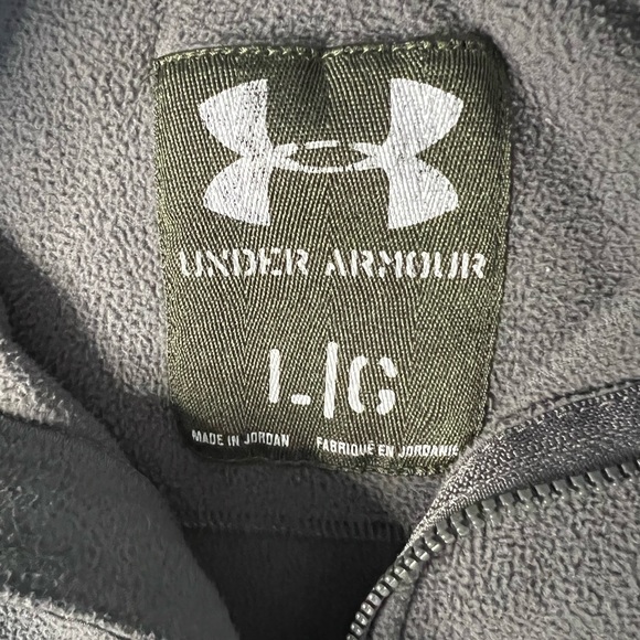 Under Armour fleece 1/2 zip popover - Picture 3 of 5